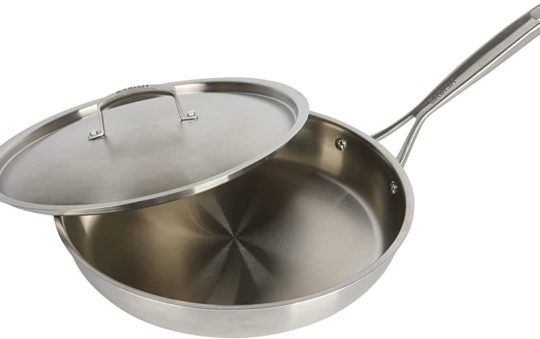 Babish 12 Inch Stainless Steel Triply Professional Grade Fry Pan Review