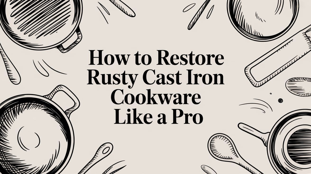 Pro Tips to Restore Rusty Cast Iron Cookware